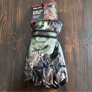 Trufit camo ski gloves